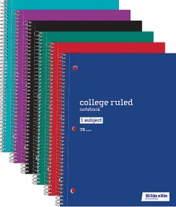 Just Basics® Wirebound Notebook, 8