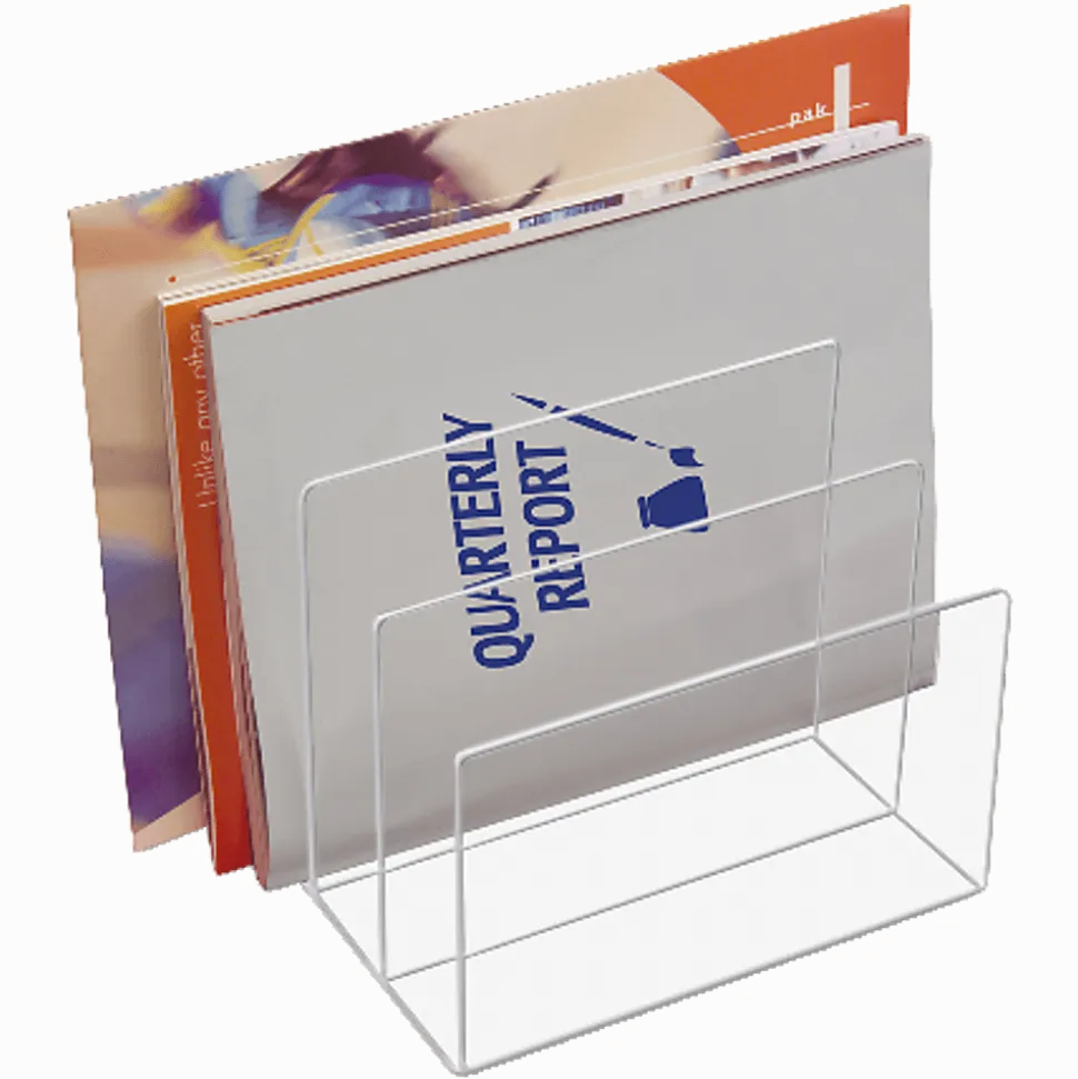 Kantek File Sorter, 7 1/2" x 8" x 6 1/2", Clear