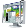 Kantek Lcd Monitor Magnifier 17in, Magnifying Area 14.50"W x 12.38"L, Overall Size 12.9"H x 7"W x