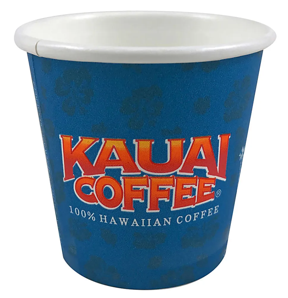 Kauai Coffee Cups, 12 Oz, Blue, Pack Of 500