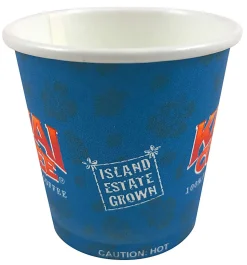 Kauai Coffee Cups, 12 Oz, Blue, Pack Of 500