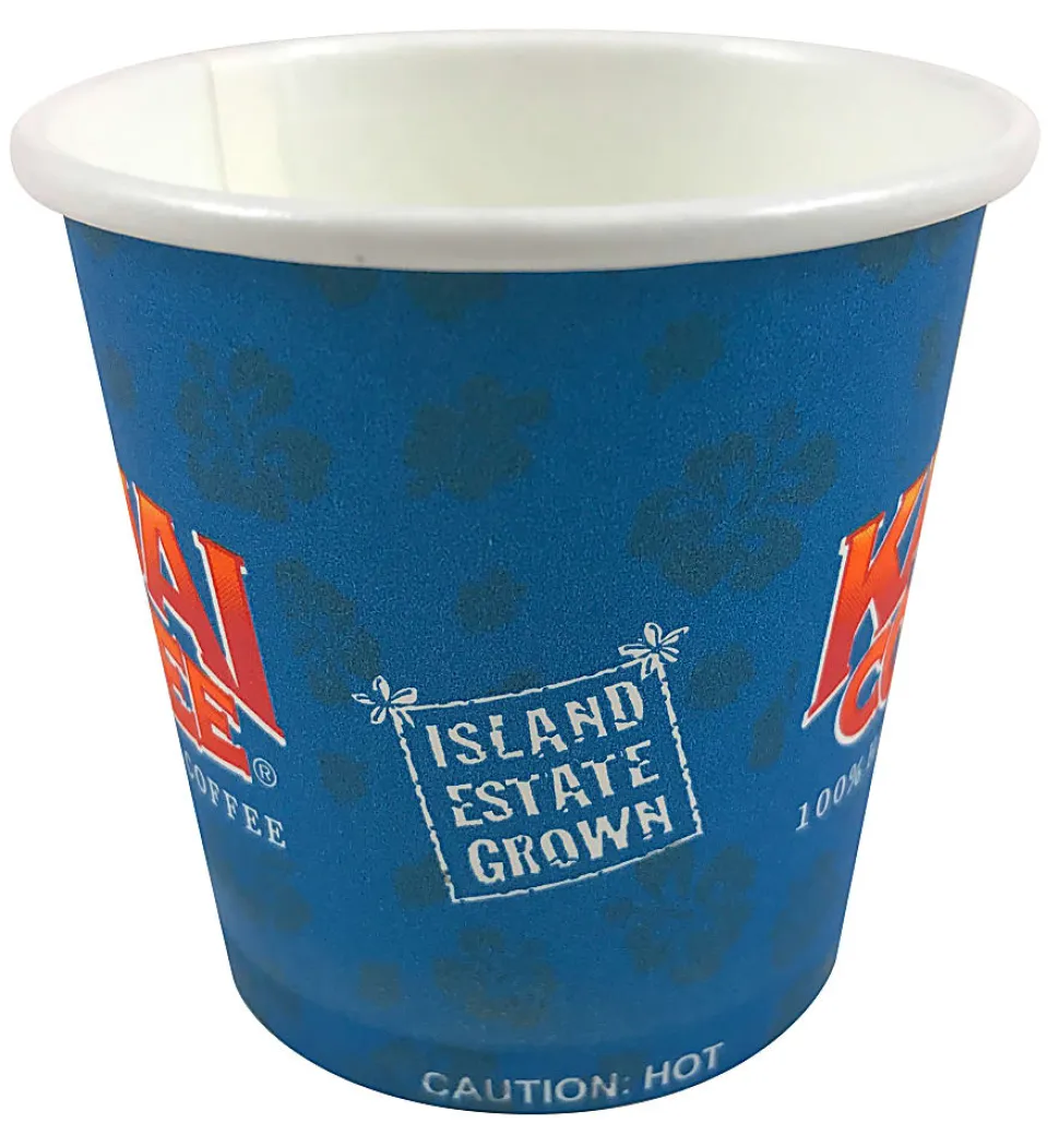 Kauai Coffee Cups, 12 Oz, Blue, Pack Of 500