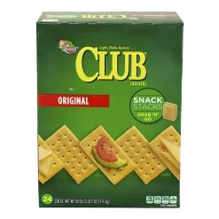 Keebler Original Club Crackers Snack Stacks, 50 Oz, 24 Sleeves