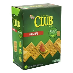 Keebler Original Club Crackers Snack Stacks, 50 Oz, 24 Sleeves