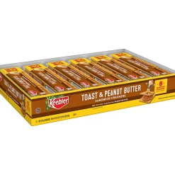 Keebler® Sandwich Crackers, Toast And Peanut Butter, 1.8 Oz, Box Of 12