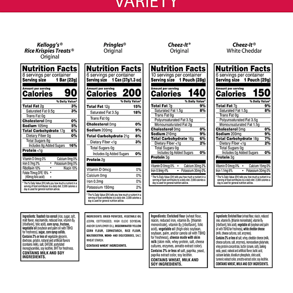 Kellogg's Keebler Mega Variety Pack, 30 Bags Per Box, 30.1 Oz
