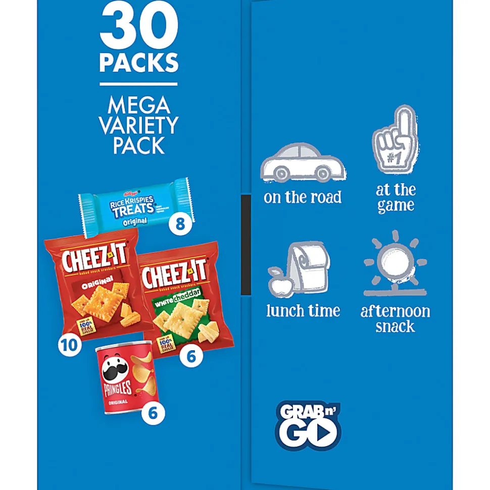 Kellogg's Keebler Mega Variety Pack, 30 Bags Per Box, 30.1 Oz