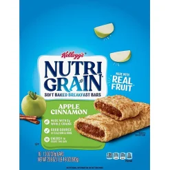 Kellogg's® Nutri-Grain Bars, Apple Cinnamon, 1.3 Oz, Box Of 16