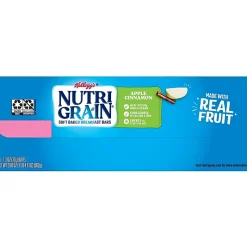 Kellogg's® Nutri-Grain Bars, Apple Cinnamon, 1.3 Oz, Box Of 16