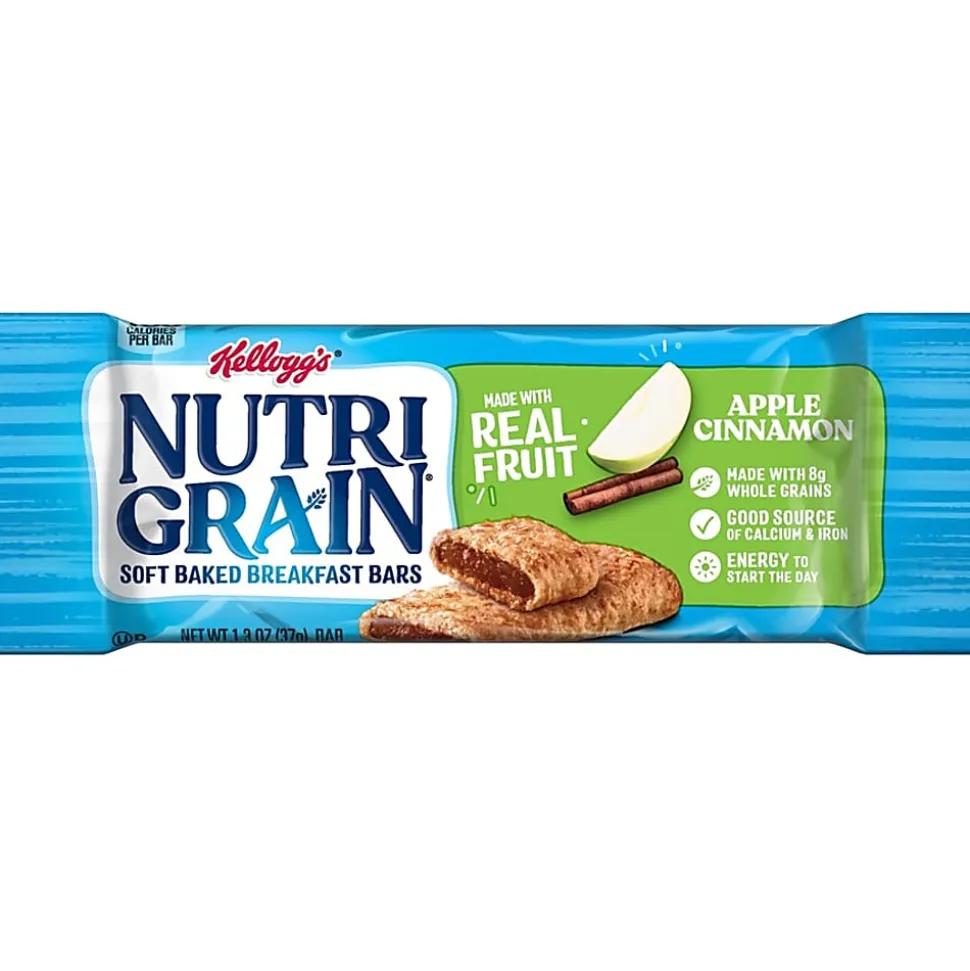 Kellogg's® Nutri-Grain Bars, Apple Cinnamon, 1.3 Oz, Box Of 16