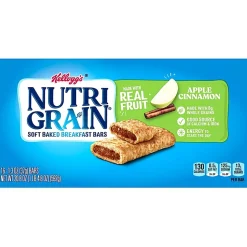 Kellogg's® Nutri-Grain Bars, Apple Cinnamon, 1.3 Oz, Box Of 16