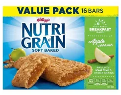 Kellogg's® Nutri-Grain Bars, Apple Cinnamon, 1.3 Oz, Box Of 16
