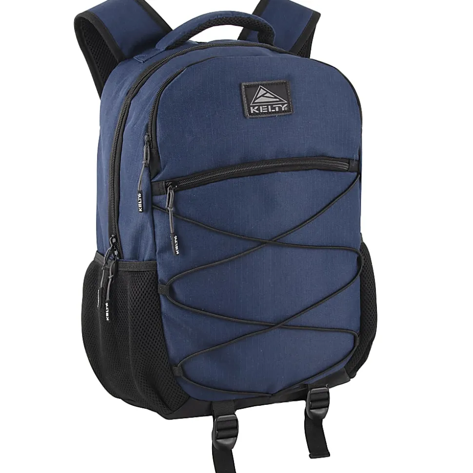 Kelty Bungee Backpack With 17" Laptop Sleeve, Navy