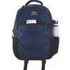 Kelty Deluxe Bungee Backpack With 17" Laptop Pocket, Blue