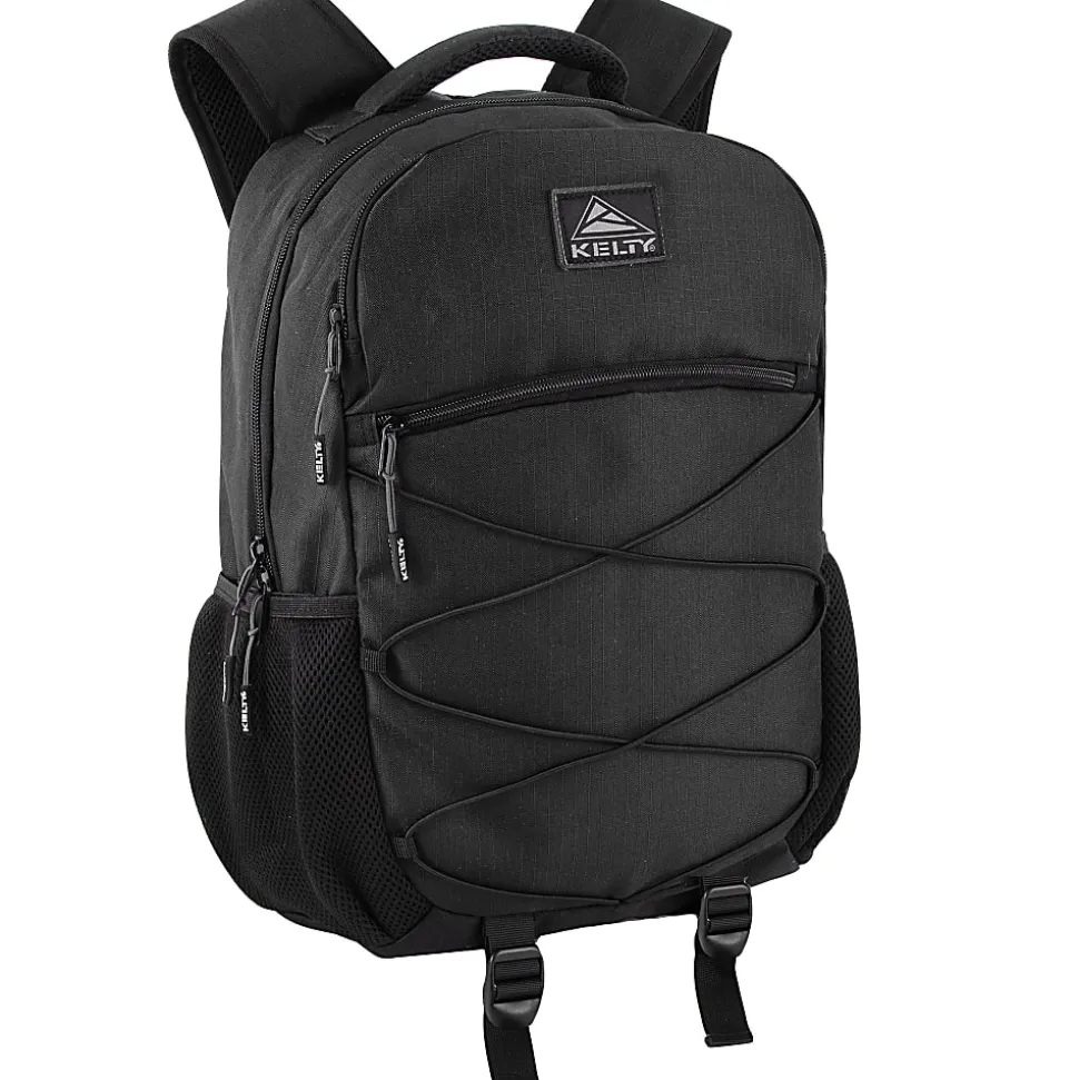 Kelty Deluxe Bungee Backpack With 17" Laptop Pocket, Black