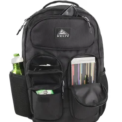 Kelty 4369 Multi-Pocket Backpack With 17" Laptop Sleeve, Black, Total Qty 1