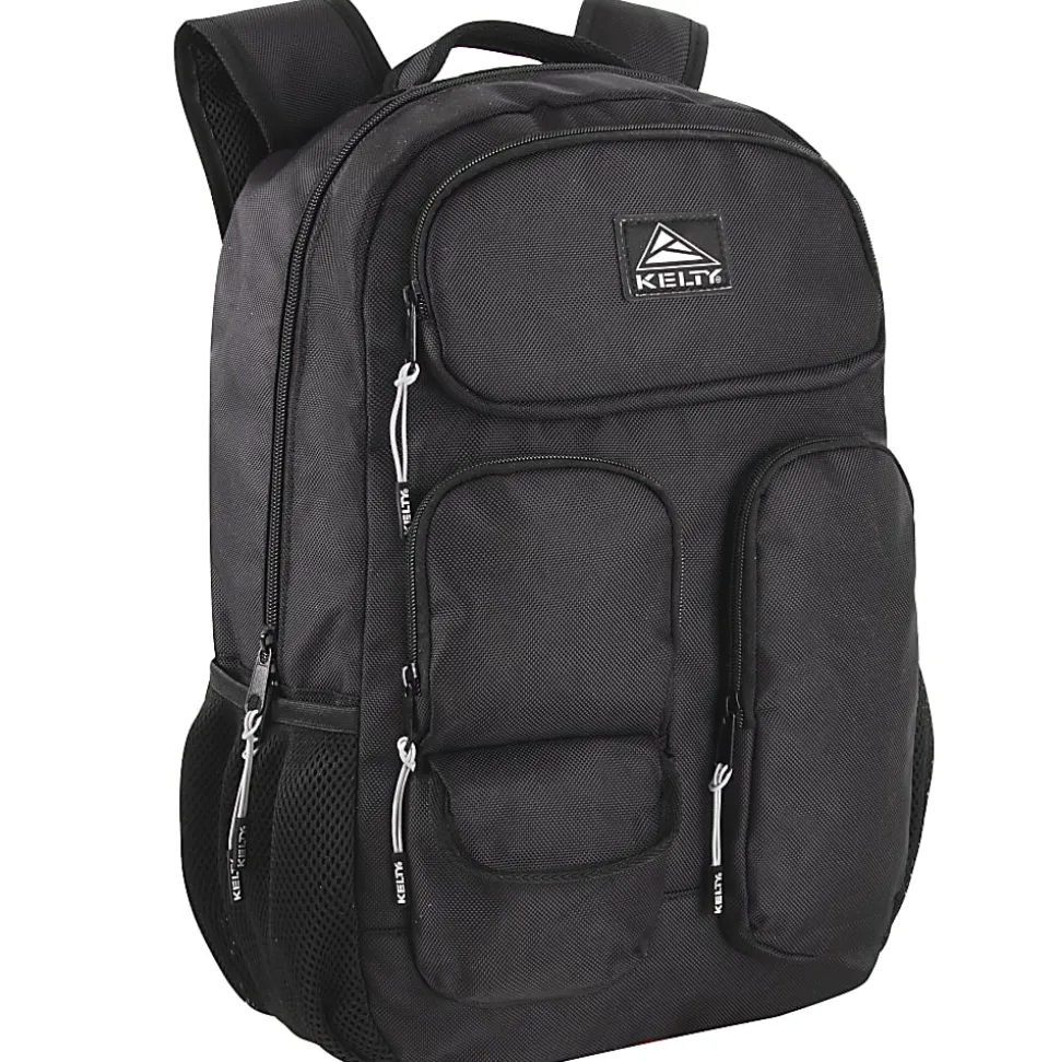 Kelty 4369 Multi-Pocket Backpack With 17" Laptop Sleeve, Black, Total Qty 1