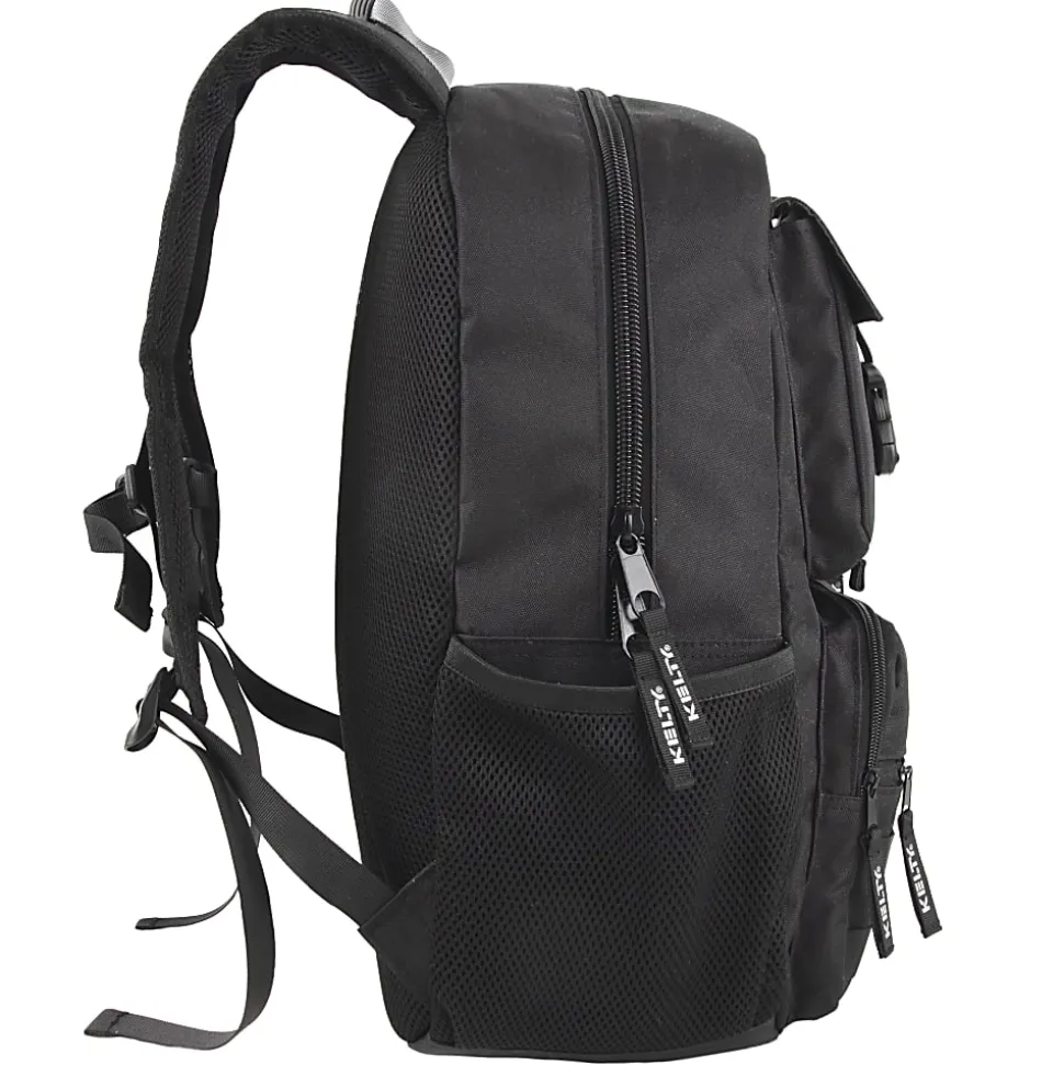 Kelty 4370 Multi-Pocket Backpack With 17" Laptop Sleeve, Black, Total Qty 1