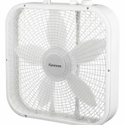 Kenmore Box Floor Fan - 3 Speed - White