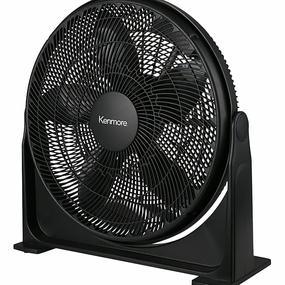 Kenmore 20" Circular Fan - 3 Speed - Quiet Operation - Black