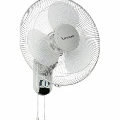 Kenmore 16" Wall Fan - 3 Speed - Oscillating, Adjustable - White