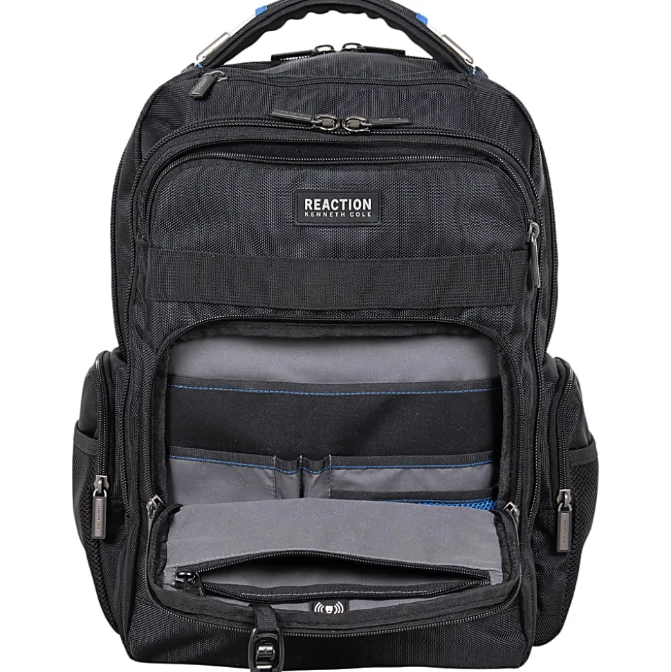 Kenneth Cole Reaction Backpack For 17" Laptops, Black