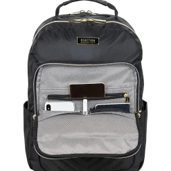 Kenneth Cole Reaction Chevron Quilted Laptop Backpack, Black