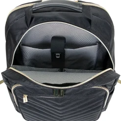 Kenneth Cole Reaction Chevron Quilted Laptop Backpack, Black