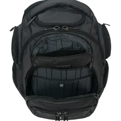 Kenneth Cole Reaction Laptop Backpack, Black/Silver