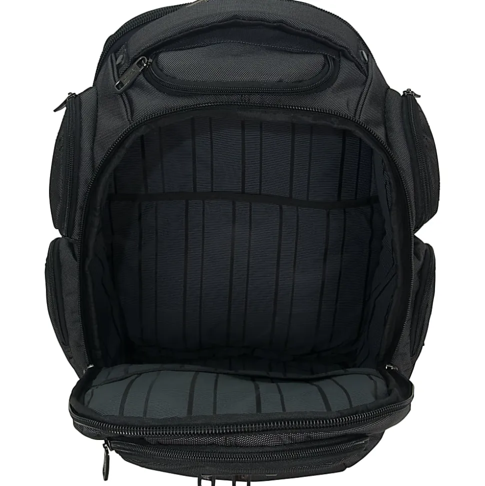 Kenneth Cole Reaction Laptop Backpack, Black/Silver