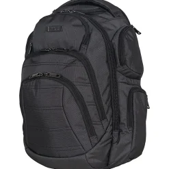 Kenneth Cole Reaction Laptop Backpack, Black/Silver