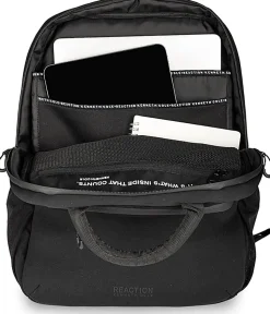 Kenneth Cole Reaction Neoprene Logan Backpack, 16"H x 11-3/4"W x 5-1/4"D, Black