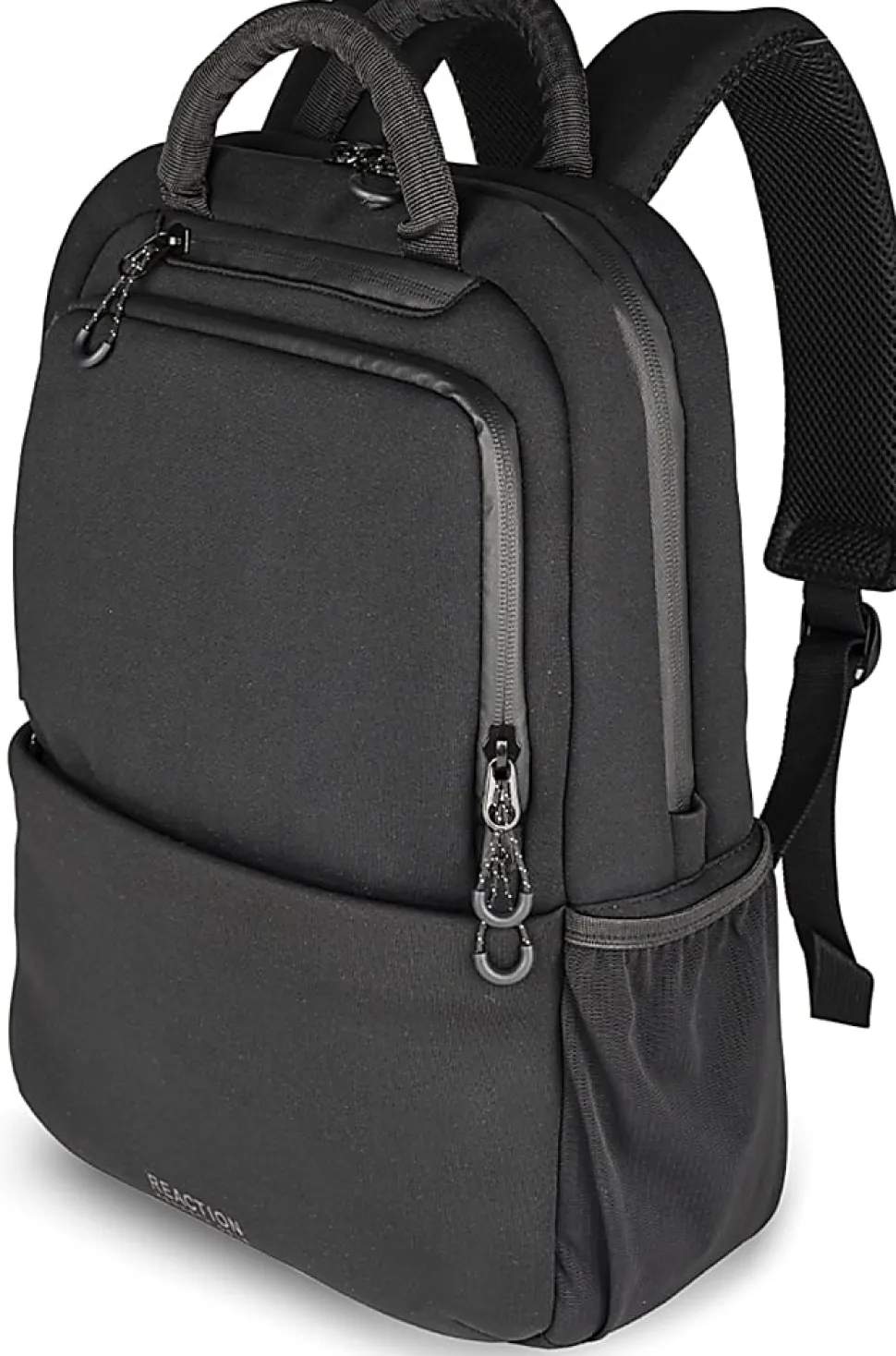 Kenneth Cole Reaction Neoprene Logan Backpack, 16"H x 11-3/4"W x 5-1/4"D, Black