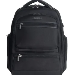 Kenneth Cole Reaction R-Tech Laptop Backpack with USB Charging, Black