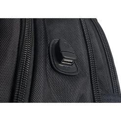 Kenneth Cole Reaction R-Tech Laptop Backpack with USB Charging, Black
