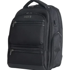 Kenneth Cole Reaction R-Tech Laptop Backpack with USB Charging, Black