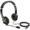 Kensington Classic USB-A Headset with Mic - Stereo - USB Type A - Wired - Over-the-head - Binaural - Circumaural - K97601WW