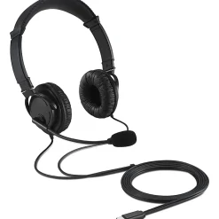 Kensington Classic USB-C Headset with Mic - Stereo - USB Type C - Wired - Over-the-head - Binaural - Circumaural - K97457WW