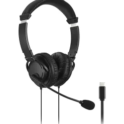Kensington Classic USB-C Headset with Mic - Stereo - USB Type C - Wired - Over-the-head - Binaural - Circumaural - K97457WW