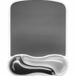 Kensington Duo Gel Mouse Pad Wrist Rest - 1.70" Height x 11.40" Width - Gray - Gel - 1 Each