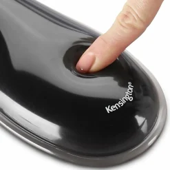 Kensington Duo Gel Mouse Pad Wrist Rest - 1.70" Height x 11.40" Width - Gray - Gel - 1 Each