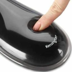 Kensington Duo Gel Mouse Pad Wrist Rest, Black/Blue