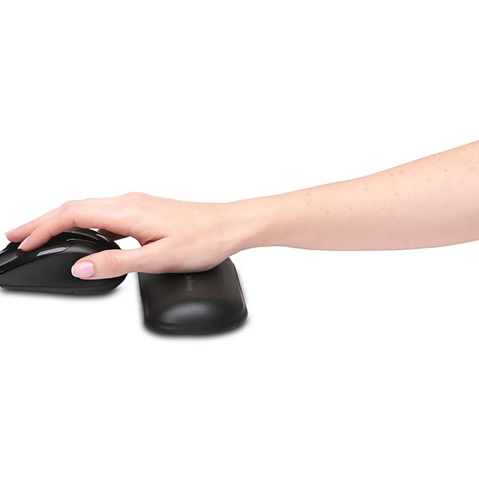 Kensington ErgoSoft Wrist Rest for Standard Mouse, 0.71"H x 6"W x 2.87"D, Gel, Rubber, Skid Proof, 1, TAA Compliant