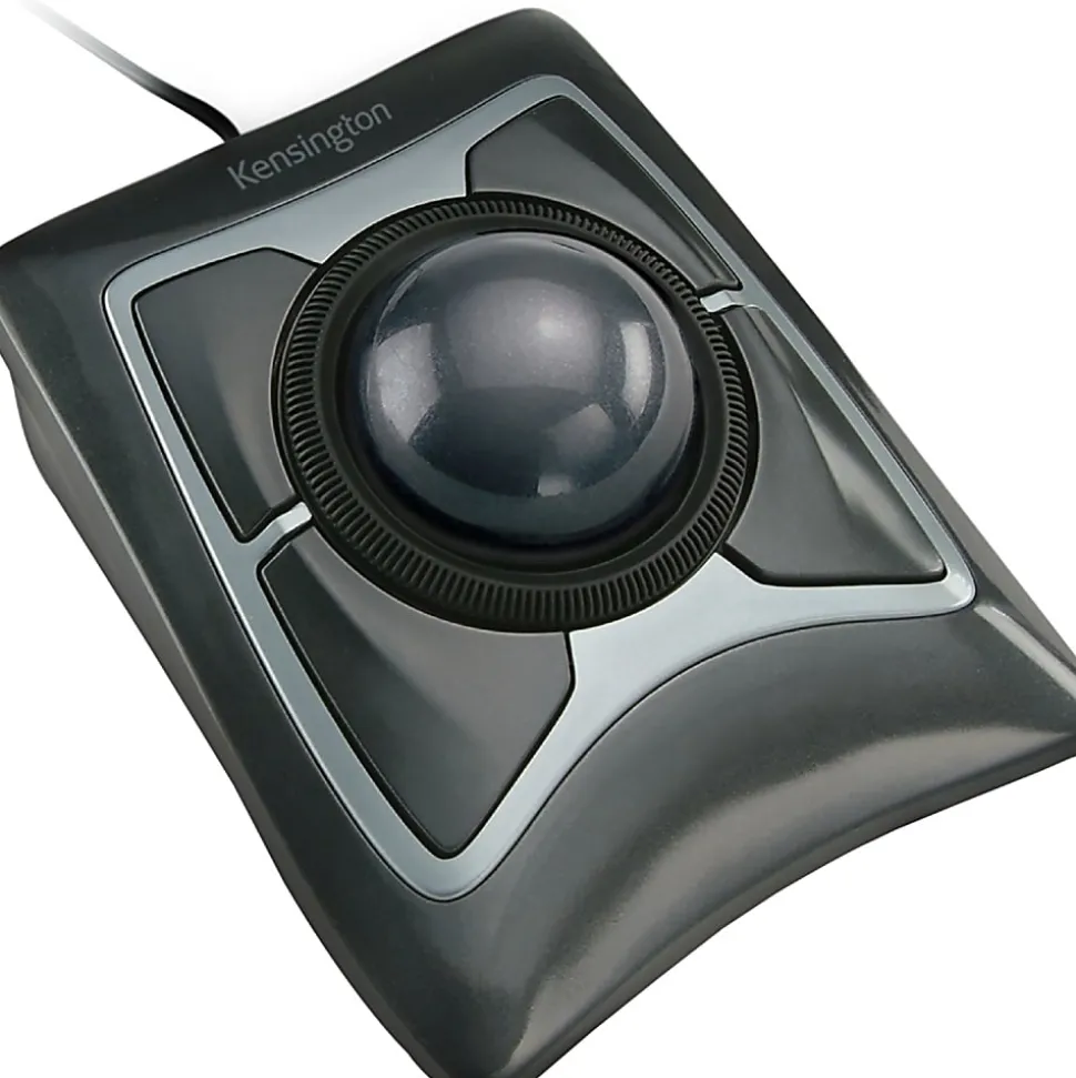 Kensington® Expert Mouse Wired Trackball, Black/Gray