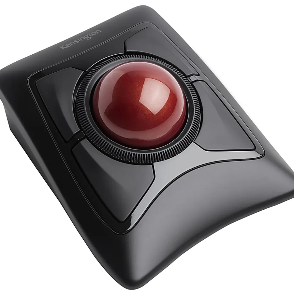 Kensington Expert Wireless Optical Mouse TrackBall, Black