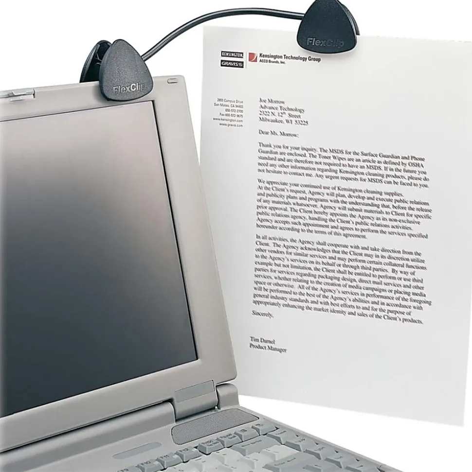 Kensington® FlexClip Copyholder