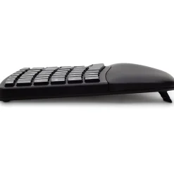 Kensington Pro Fit Ergo Wireless Keyboard and Mouse-Black - USB Wireless Bluetooth/RF 4.0 2.40 GHz Keyboard - K75406US