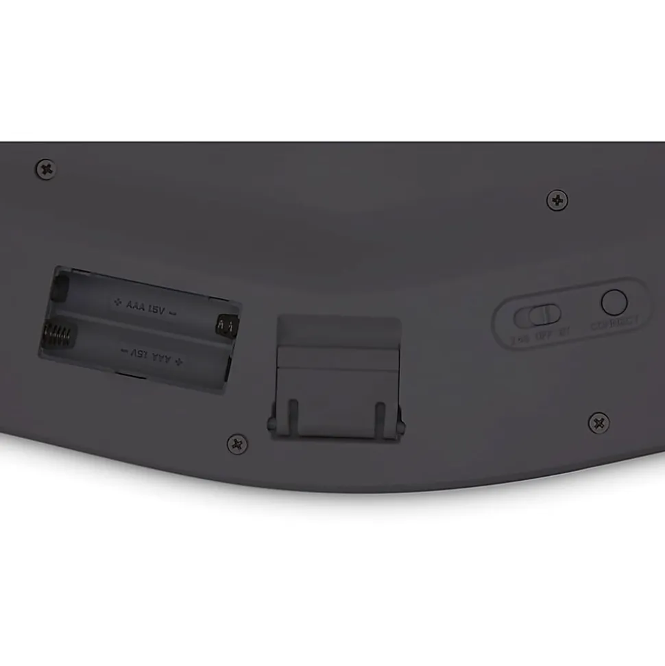 Kensington Pro Fit Ergo Wireless Keyboard and Mouse-Black - USB Wireless Bluetooth/RF 4.0 2.40 GHz Keyboard - K75406US