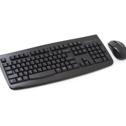 Kensington Pro Fit Wireless Keyboard & Mouse, Straight Full Size Keyboard, Black, Ambidextrous Laser Mouse, K72324US