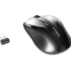 Kensington Pro Fit Wireless Keyboard & Mouse, Straight Full Size Keyboard, Black, Ambidextrous Laser Mouse, K72324US